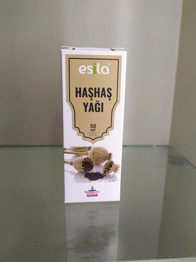 Масло из семян мака Esila, 50 мл:uz:Ko'knori urug'i yog'i Esila, 50 ml
