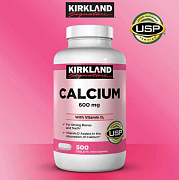D3 vitamini bilan kaltsiy 600 mg, Kirkland Signature, 500 tabletka