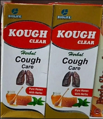 Сироп для лечения лёгких Cough Clear:uz:Cough Clear-o'pkani davolash uchun sirop