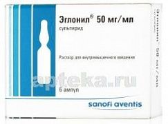ЭГЛОНИЛ 0,05/МЛ раствор 2мл N6