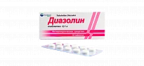 DIAZOLIN tabletkalari 0,1g N10