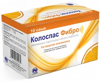 KOLOSPAS FIBRO poroshok so vkusom apelsina 5,0g N10