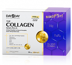 Порошок коллаген Collagen Mag Plus Orzax  с магнием 30 саше:uz:Kollagen Max Plus Orzox magniy kukuni  bilan 30 ta paket
