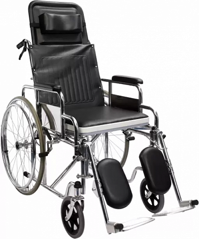 Складна инвалидная коляска MT-204 с откидной спинкой