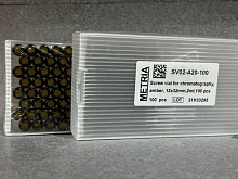 Виала для хроматографии винтовая SV02-A20-100+SC02-P02-100, 12 x 32 мм, 2 мл, с винтовой крышкой