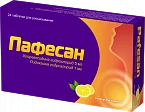 PAFESAN tabletkalari so vkusom limona 5mg/1mg N20