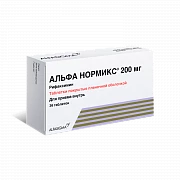 АЛЬФА НОРМИКС таблетки 200мг N28