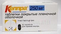 KEPPRA 0,25 tabletkalari N30