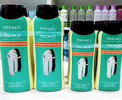 Шампунь на основе трав против выпадения волос Trichup Herbal shampoo (450 мл.):uz:Soch to'kilishiga qarshi shampun Trichup