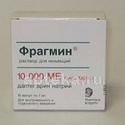 FRAGMIN eritma 1ml anti-xa 10000ME/ml N10