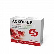 ASKOFER kapsulalar  400mg + 30mg N30