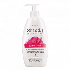 Гель для женской интимной гигиены AVON Simply Delicate:uz:Ayollar intim gigienasi uchun gel AVON Simply Delicate