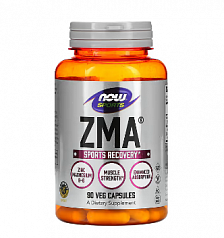 Добавка для восстановления после физической активности Now Foods, ZMA, 90 капсул :uz:Now Foods Post-Activity Recovery Supplement, ZMA, 90 Kapsül