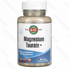 Taуpaт мaгния+, KAL, 400 мг, 90 тaблeтoк:uz:Magniy+ taurin, KAL, 400 m, 90 tabletka