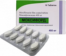 МОКСИФОРД таблетки 400мг N10