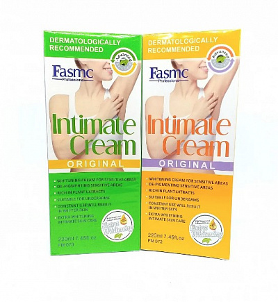 Fasmc intimate cream отбеливающий крем для подмышек:uz:Fasmc Intimate Cream oqartiruvchi krem