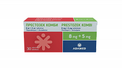 PRESTOZEK KOMBI tabletkalari 5mg 8 mg+5 mg N30