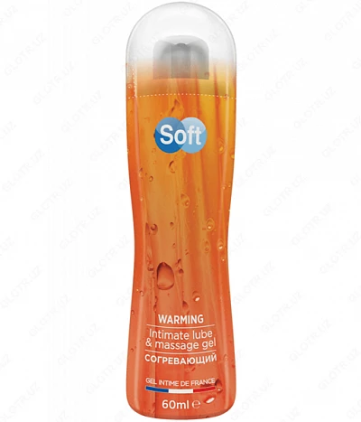 Согревающий массажный гель Soft Warming:uz:Intim moylash va massaj jeli Soft Warming