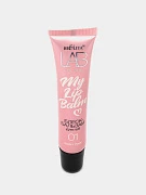 Блеск-бальзам для губ Bielita Lab Colour My Lipbalm, 15 мл, тон 01 Shiny Pink 