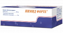 НИМИД ФОРТЕ таблетки 100мг/2мг N100