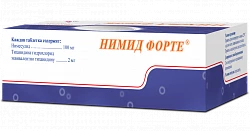 НИМИД ФОРТЕ таблетки 100мг/2мг N100
