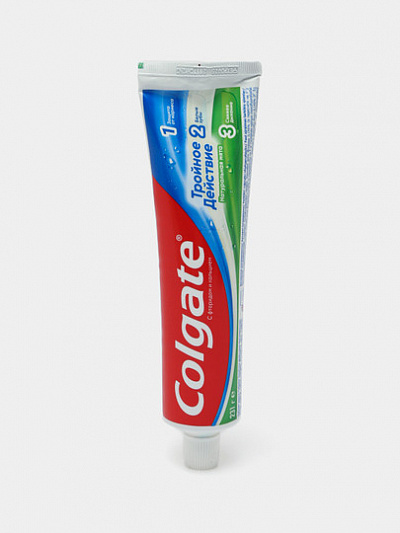 Зубная паста Colgate Triple Action натуральная мята, 150 мл