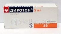 ДИРОТОН 0,005 таблетки N56