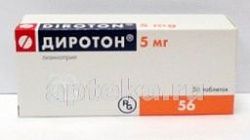 ДИРОТОН 0,005 таблетки N56
