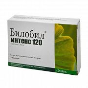 БИЛОБИЛ ИНТЕНС капсулы 120мг N60