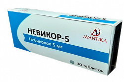 НЕВИКОР-5 таблетки 5 мг N30