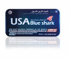 Мужской препарат  USA Blue Shark - Голубая акула (12 таблеток):uz:Erkaklar uchun uzoq muddatli va qiziqarli dori USA Blue Shark - Blue Shark (12 planshetlar)
