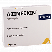 AZINFEKSIN tabletkalari 500mg N3