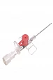 Канюля с портом для  внутривенных инъекций и крыльями POLYFLON, FEP, 26G :uz:Vena ichiga yuborish uchun portli kanül va qanotlar POLYFLON, FEP, 26G