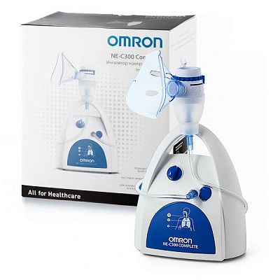 Ингалятор небулайзер Omron C300 Complete NE-C300-RU, 3-х режимный:uz:Ingalyator nebulayzer OMRON C300 COMPLETE NE-C300-RU, 3 rejimli