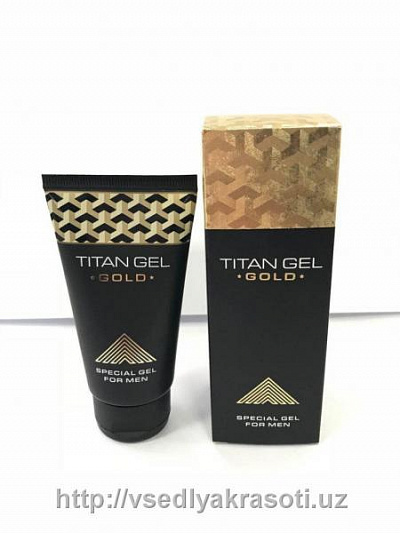 Гель для увеличения мужского достоинства "Hendel Titan Gel Gold":uz:Erkaklar uchun gel "Hendel Titan Gel"