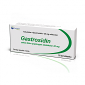 GASTROSIDIN DF tabletkalari 20mg N10