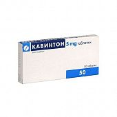 KAVINTON tabletkalari 5mg N50