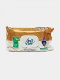 Влажные салфетки "Softcare"- 100 шт:uz:Softcare nam salfetkalari - 100 dona.