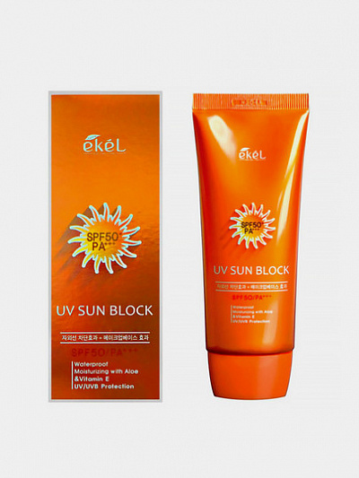 Солнцезащитный крем Ekel UV Sun Block, 70 мл