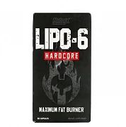 Нутрекс Ресерч Лаб, LIPO-6 Hardcore, добавка для сжигания жира, 60 капсул