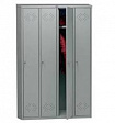 Шкаф четырех-секционный для униформы металлический ITM -165