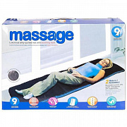 Вибрационный массажный матрас с подогревом и пультом управления Massage Mat для тела, на 4 зоны и 3 уровня OKS