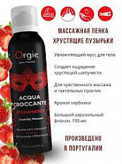 Пенка для массажа Orgie Acqua Croccante Strawberry:uz:Orgie Acqua Croccante qulupnay massaj ko'pik