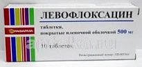 LEVOFLOKSASIN 0,5 tabletkalari N10