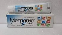 МЕТРОГИЛ ПЛЮС гель 50мг 1%