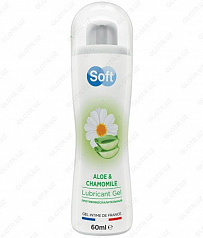 Гель-лубрикант "Soft Aloe& chamomile":uz:"Soft Aloe & romashka" jel moyi (60 ml)