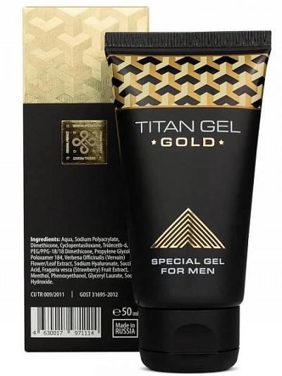 Titan Gel Gold (Титан Гель Голд) для для мужчин:uz:Titan Gel Gold erkaklar uchun