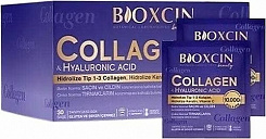 Коллаген с гиалуроновой кислотой Bioxcin Beauty 30 пакетиков:uz:Gialuron kislotasi bilan Bioxcin Beauty Collagen 30 paket