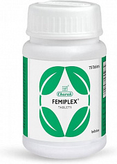 Таблетки Charak Femiplex (75 таблеток):uz:Charak Femiplex tabletkalari (75 tabletka)