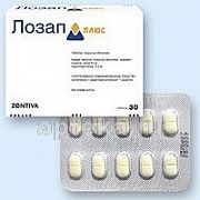 ЛОЗАП ПЛЮС 0,05+0,0125 таблетки N30